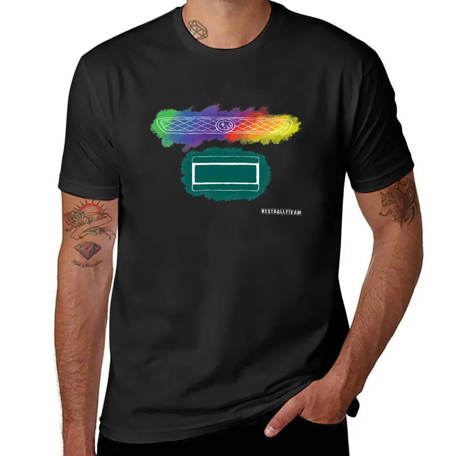 

New Rainbow Grille Best RallyTeam UniCARn Art T-Shirt funny t shirt boys t shirts tshirts for men