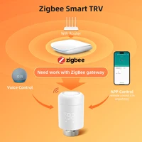 AVATTO Tuya 1-6PCS Zigbee TRV Radiator Actuator Valve Thermostatic Radiator Valve Temperature Controller For Alexa Google Home - Image 2