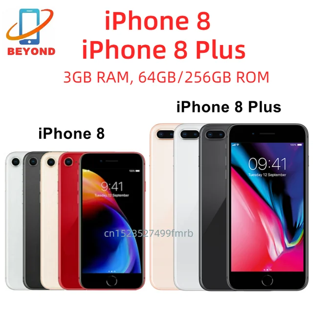 Apple iPhone 8 Plus Factory Original Mobile Phone 4G LTE 5.5 Hexa-core A11  Dual 12MP RAM 3GB ROM 64GB/128GB/256GB NFC - AliExpress