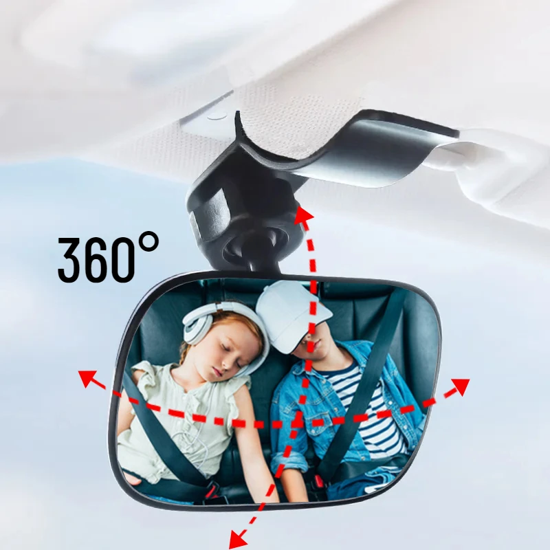 

Rear View Baby Mirror Car Back Seat Rear View Facing Headrest Mount Child Kids Infant Baby Safety Monitor Accessories