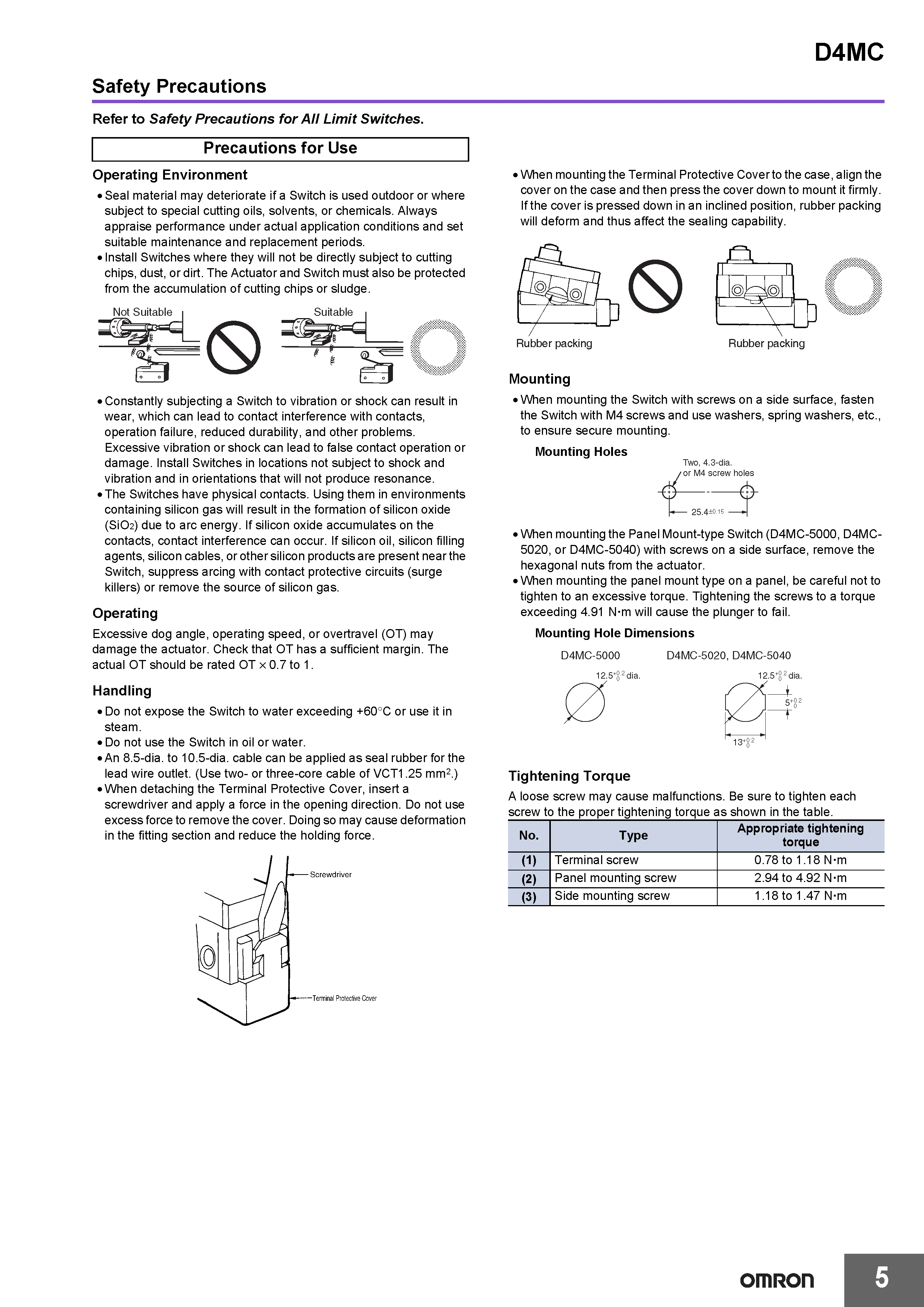 OMRON D4MC Serie Geschlossene Schalter Authentisch Original Neu 5000 D4MC-5020 D4MC-1000 D4MC-2000 D4MC-2020 D4MC-5020-N D4MC-5040-N – Detail 5