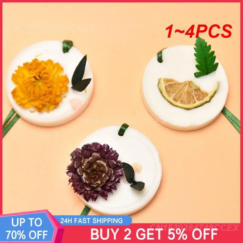 1~4PCS Incense Pendant Slice Natural Plant Extracts 180ml Aromatherapy Wax Tablet For Home Office Toilet Fresheners Lasting