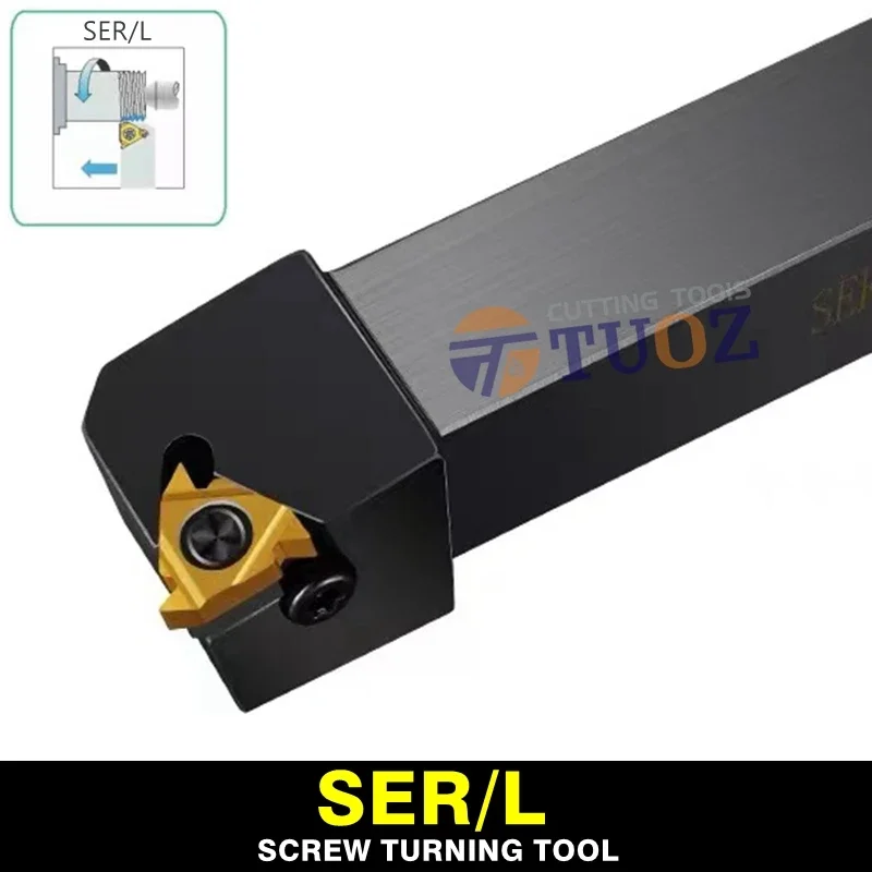 

SER SEL SER1212H16 SER1616H16 SER2020K16 SEL1212H16 SEL1616H16 2020K16 2525M16 12mm 16mm 20mm CNC Holder Threading Turning Tools