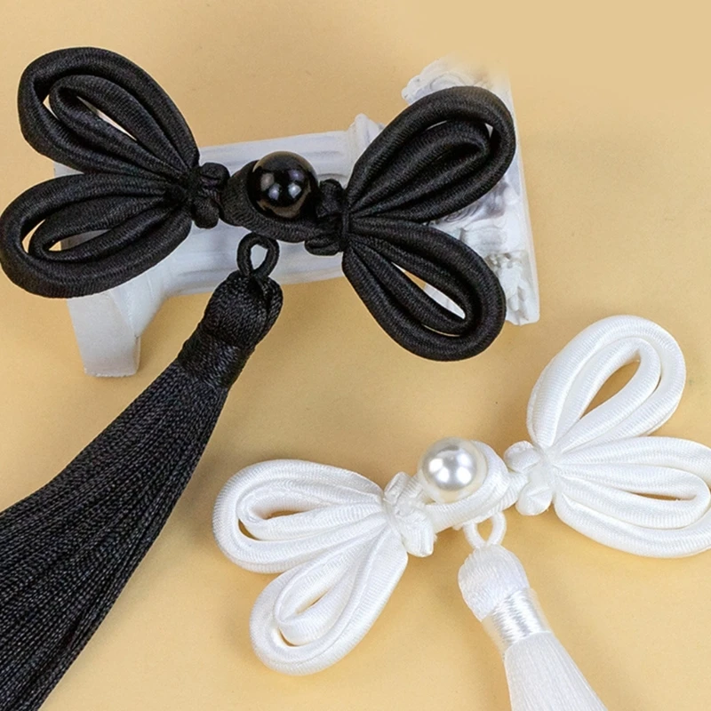 Chinese Shirt Button Fringe Cheongsam Fastener Button DIY Knot H7EF
