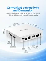 KICKPI KP1 ТВ-приставка Сертифицированный Google Netflix 4K Android 12.0 Медиаплеер 32G Поддержка Chromecast Dolby Atmos 5G Wi-Fi BT5.0 — изображение 5