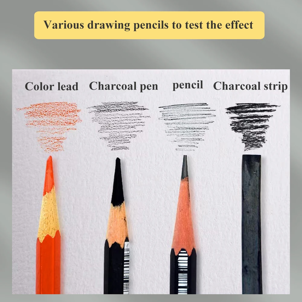 Sketch Paper 25 Sheets A4/A3/8K/16K 160g Artist Paper for Adults and Students-Graphite, Charcoal, Pencil,Colored Pencil Drawing 5