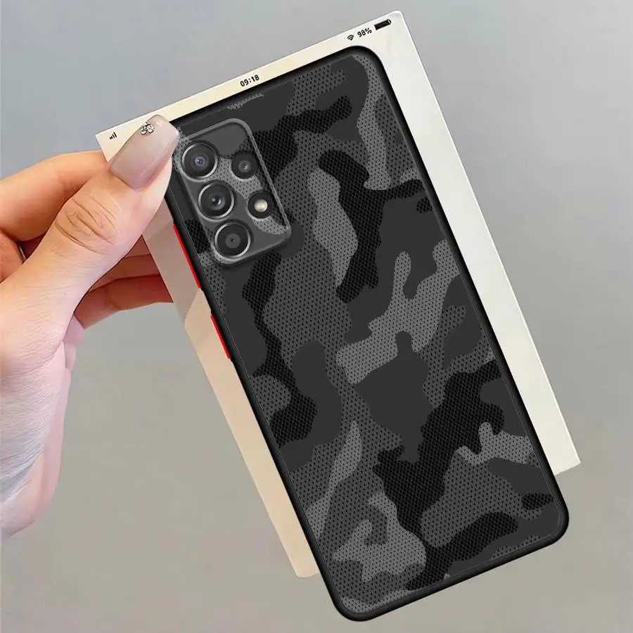 Camouflage Pattern Back Phone Cover Case