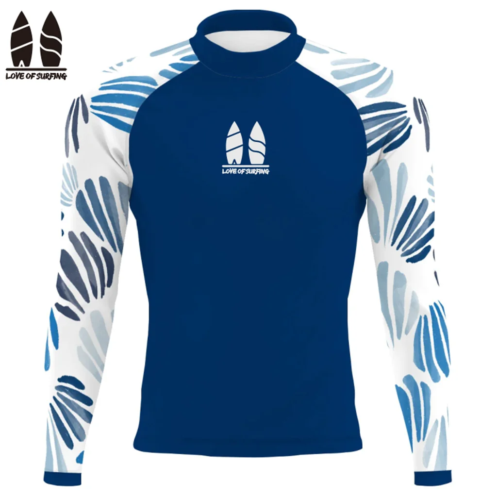 Rash Guard Men's Surfing Long Sleeve Shirts Swimwear SPF 50+ Uv Sun Protection Camisa Uv Prote&ccedil;&atilde;o Solar Manga Longa Beach Tops