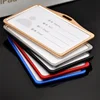 Employee Aluminium Alloy Plastic Credit Card  ID Card Cover Case Work Identity Badge Card Cover Bag Women Men Work Card Holders 3