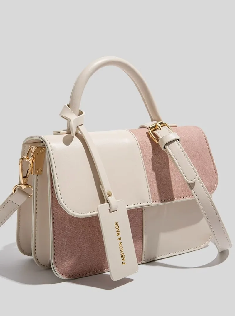French retro women shoulder bag