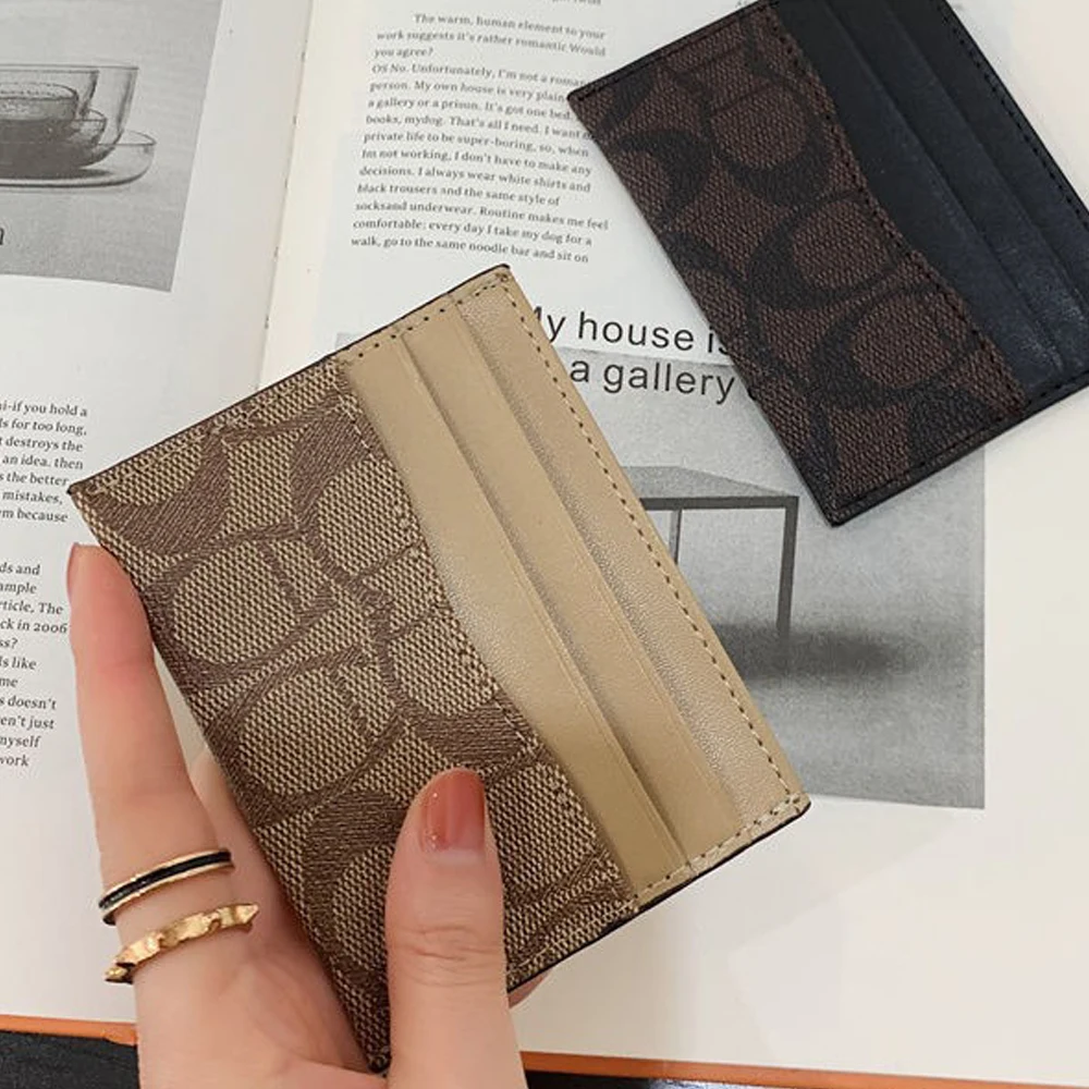 Luxury Design Wallets for Women Multi-Function Card Holder PU Leather thumbnail 3