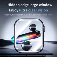 SmartSAFE-Protecteur d'écran pour iWatch 10 HD, film de protection complet transparent pour Apple Watch 10 42mm 46mm, pas de verre 4