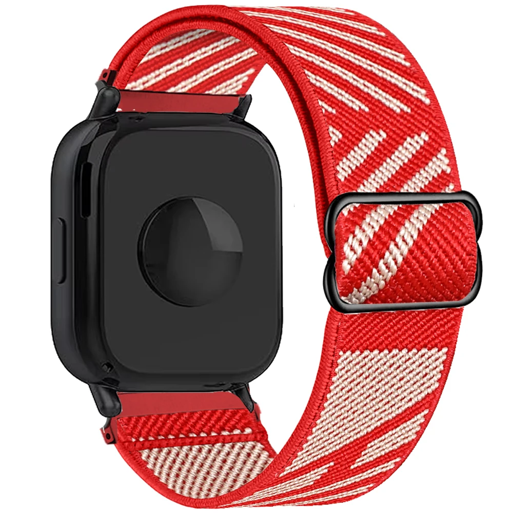 Adjustable Elastic Nylon Strap for Smartwatch - Enhanced Comfort Bracelet Band