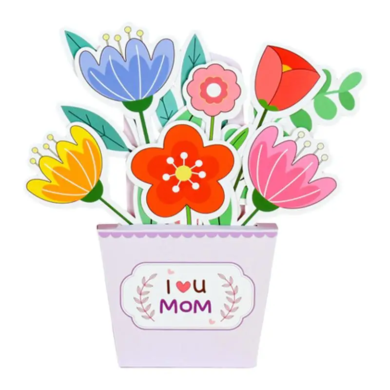 

Открытка на день матери, творческая открытка «I Love You», изысканная открытка с эстетическим сувениром на день матери, поздравительная открытка для жены, бабушки