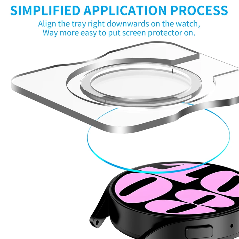 أداة محاذاة مع طبقة زجاج مقسى لساعة سامسونج جالاكس...