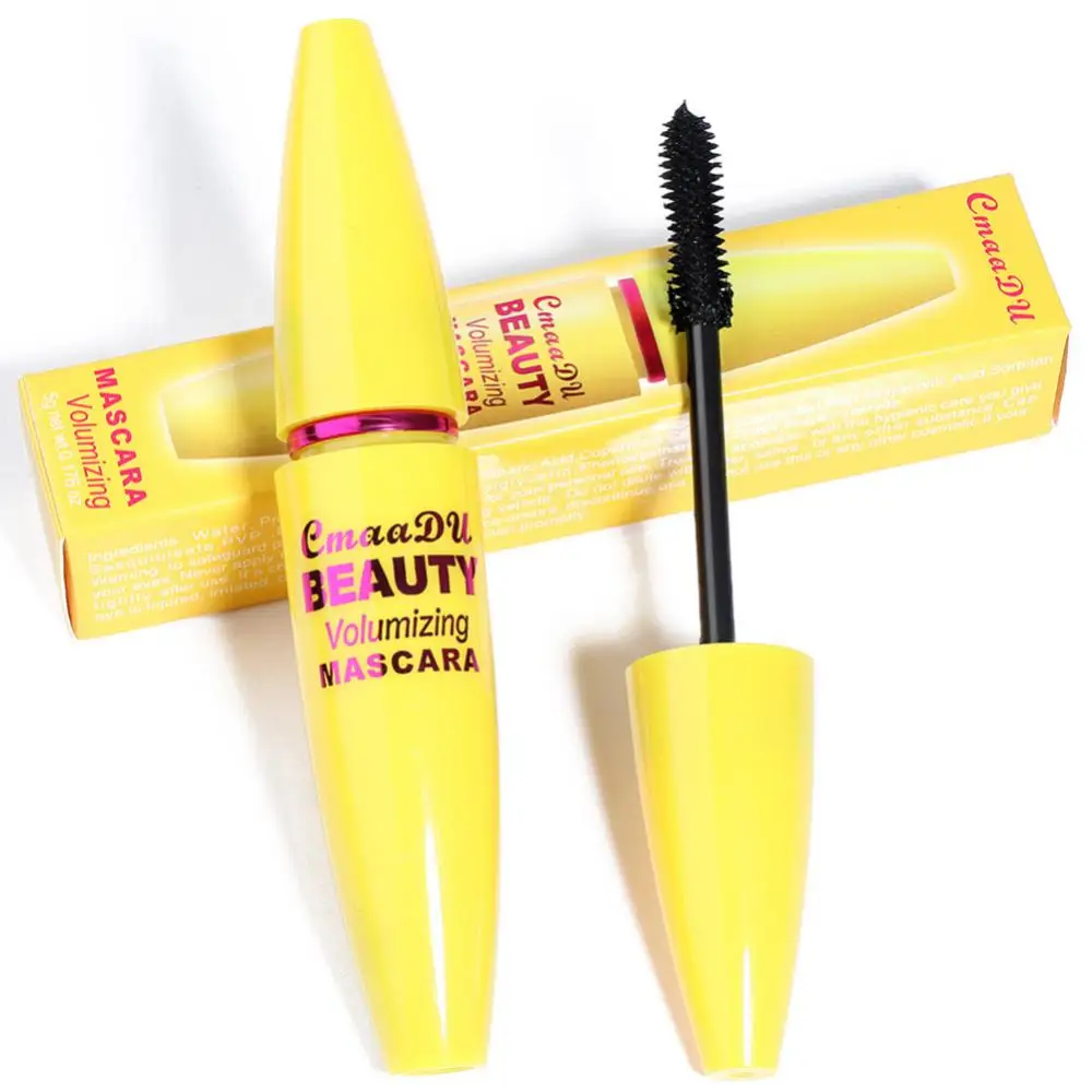 

Mascara Natural Curling Full Size Black Mascara For Volume Waterproof Long-lasting Popular Lengthening Eye Makeup 4d Thickening