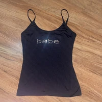 Haut court femme culture hauts pour femmes Trashy Y2k années 2000 hauts avec bretelles Emo esthétique femmes Blouses 90s vêtements Vintage Sexys 2