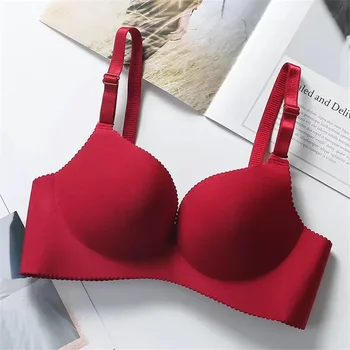 Wireless Seamless Bras for Women Push Up Bralette No Underwire, Ultra Soft Comfort Bra with Breathable Padding Sexy Everyday Li 1