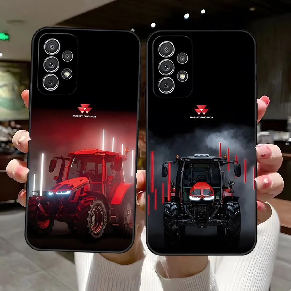 

Чехол Massey Ferguson для телефона Samsung S23 Ultra S22 S20 Fe S21 Plus Galaxy A54 A34 A24 A53 M54 Note 20, задняя крышка