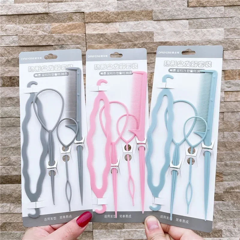 Set Magic Hair Styling Tools forcina fai da te intrecciare i capelli accessori intrecciare Twist Bun Barrette fermagli per capelli per le donne parrucchiere