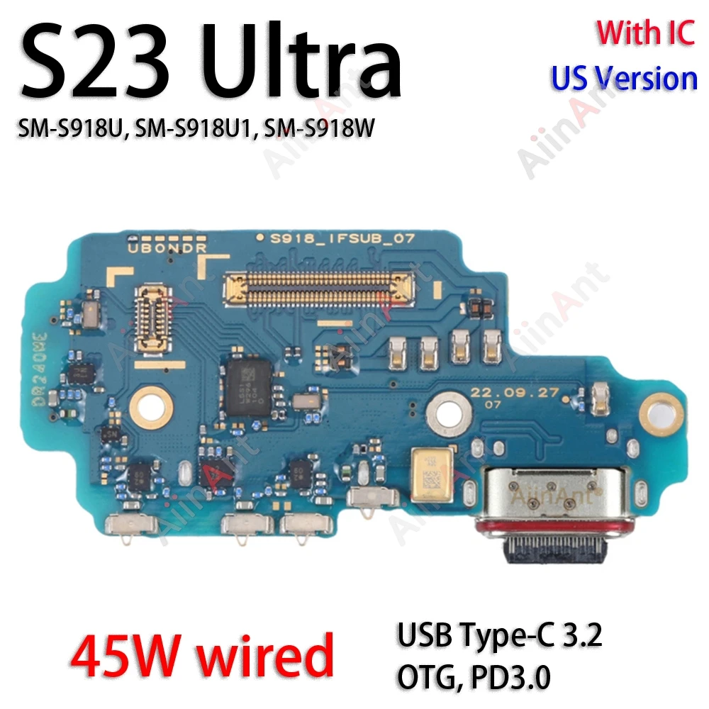 Enhanced USB Board Dock Charger Connector Port Flex Cable for Samsung Galaxy Smartphones