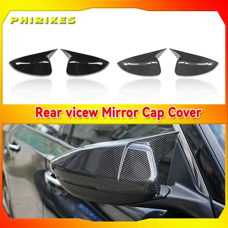 

Carbon Fiber ABS Auto Rearview Side Mirrors Cap Cover Decorative Trim For Honda Accord 2018 2019 2020 Deluxe Version