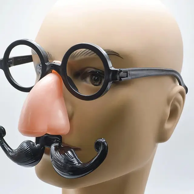 Disfraces Lentes Y Bigote De Broma GAFAS CON NARIZ Y BIGOTE