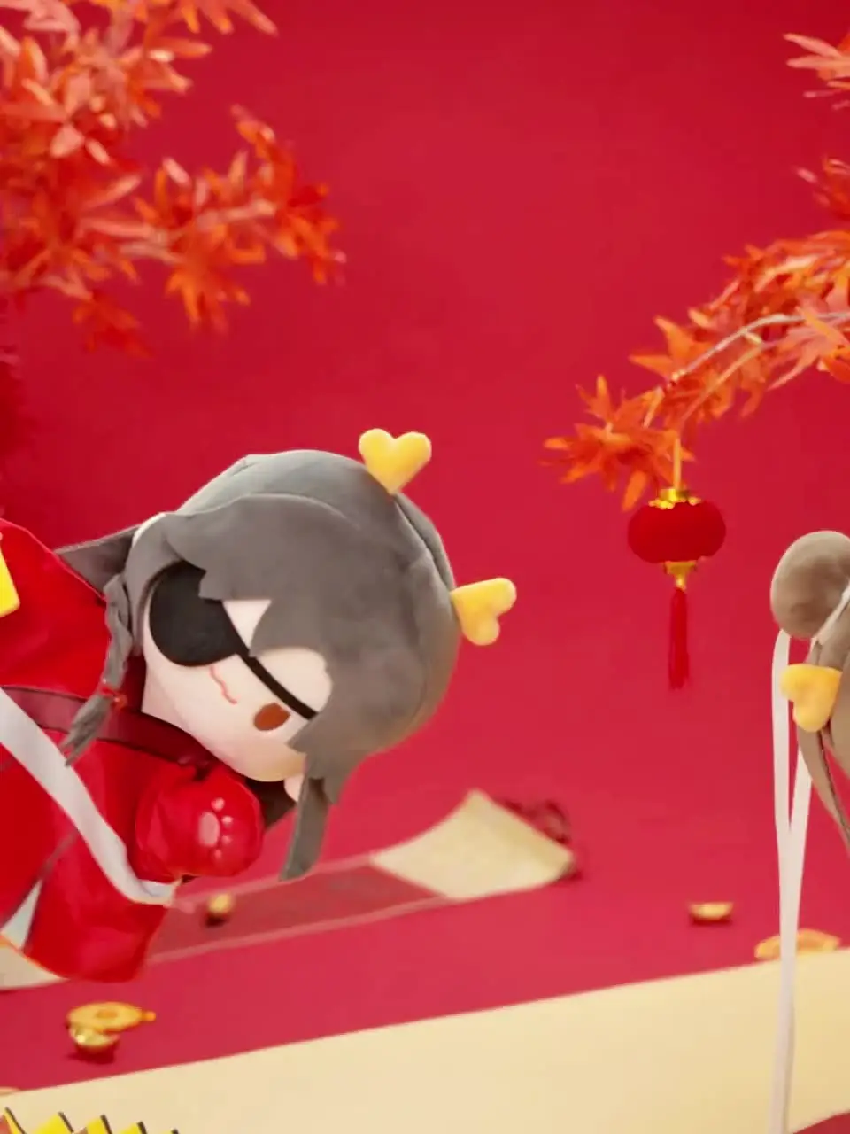 Minidoll Tian Guan Ci Fu Long He Xin Xi Series Плюшевая кукла Xie Lian Hua Cheng Ручная игрушка в подарок