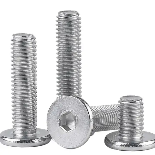 10pcs M1.6 M2 M2.5 M3-M8 Hex Hexagon Socket Ultra Thin Flat Wafer Allen Head Bolt Screw 304 Stainless Steel Support Customize - Image 4