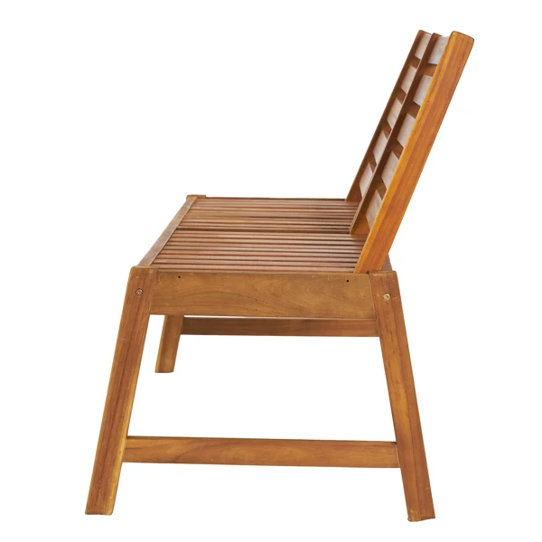 49.6in 后背可调节 木长凳 相思木 原木色-30