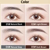 Double headed eyebrow pencil, extremely fine, waterproof, sweat resistant, and long-lasting 3