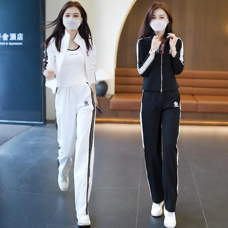 

Leisure sportswear set for women's spring and autumn 2023 new fashion and westernization age reducing temperament sweatshirt