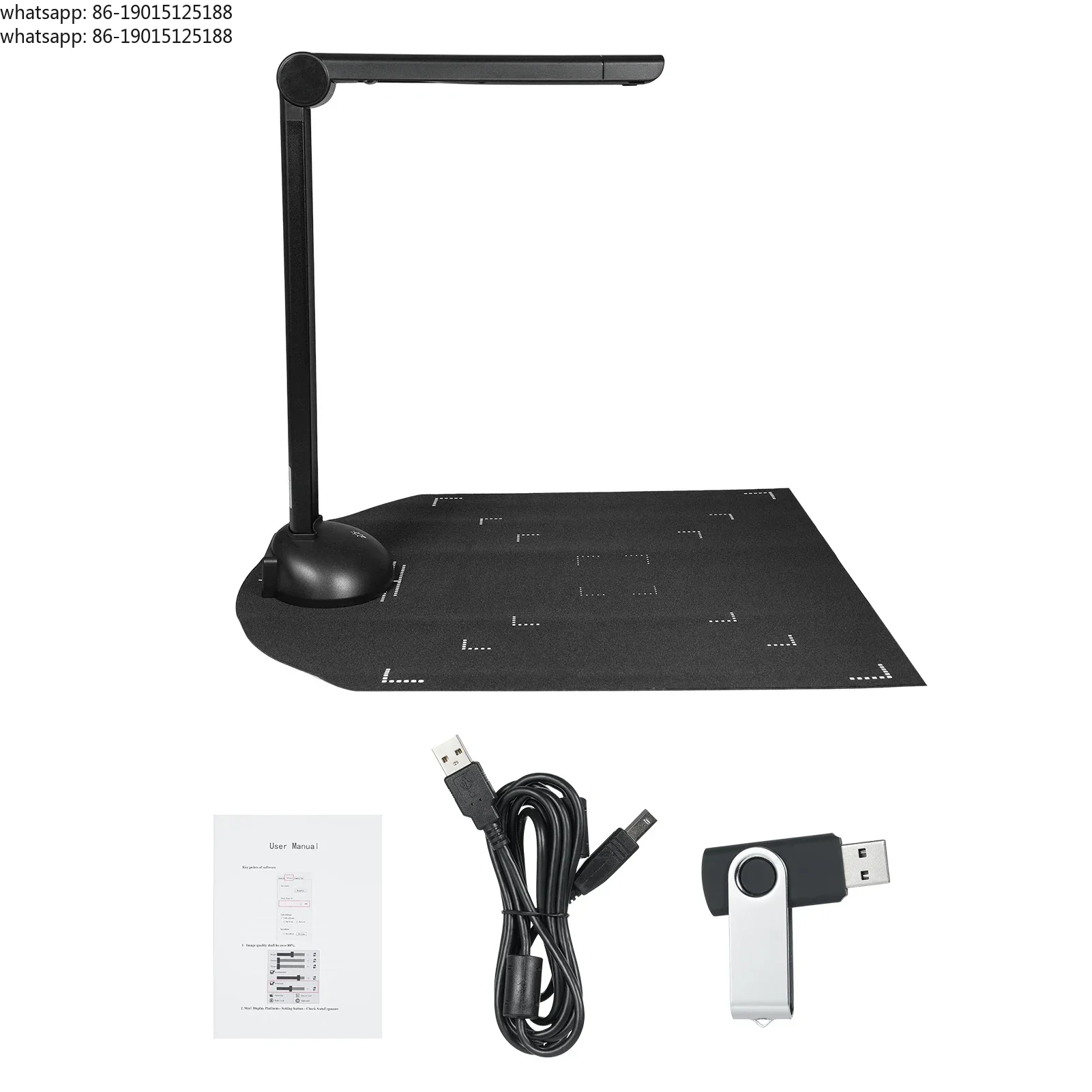 H6 문서 카메라 북 스캐너 고속 스캔 지원 다국어 OCR A3 A4 사이즈 LED 조명 HD 16메가픽셀