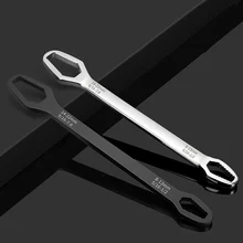 Clé à lunettes universelle ajustable Torx 8 22mm, clé à cliquet pour vélo moto voiture réparation outils à Section fine