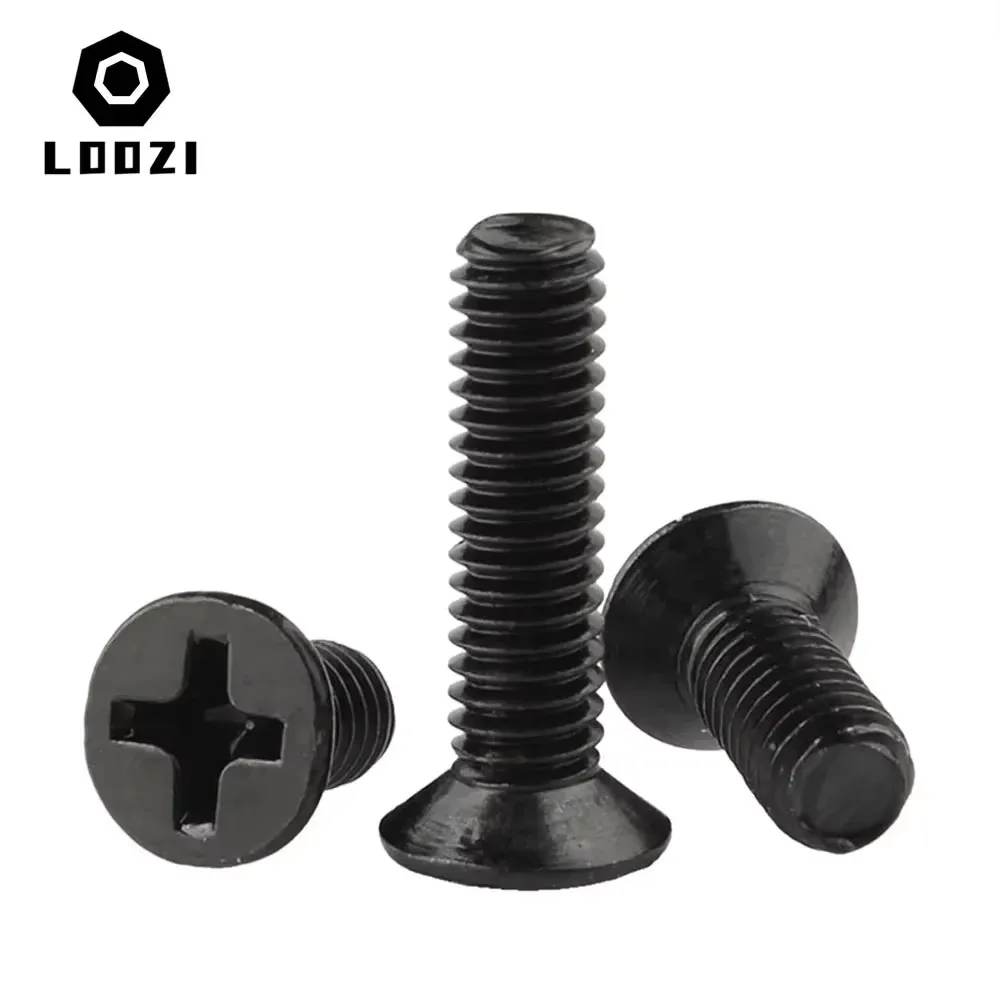 Mini Micro Cross Phillips Flat Countersunk Head Screw Bolts 10/20/50pcs M1.2 M1.4 M1.6 M2 M2.5 M3 M3.5 M4 M5