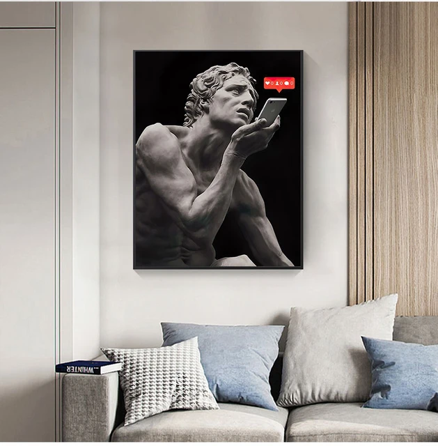 캔버스 페인팅 조각 홈 데코