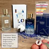 Unisex Woody Floral Pheromone Cologne Luxury Blue Long-Lasting Protective Talisman Enchanting Flower Fragrance for Men And Women
