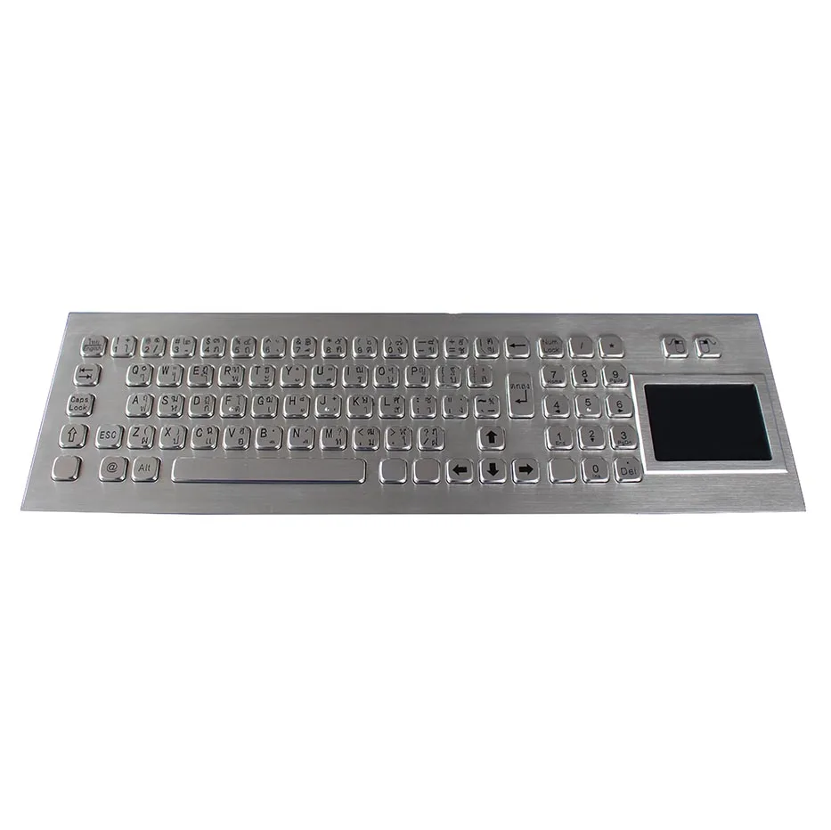

Industrial Metal Long Stroke Keyboard with Numeric Keypad and Touch pad