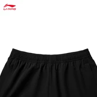 LI-NING Fitness série hommes évacuation de l'humidité séchage rapide Shorts de sport à sec ULTRA bas confortable AKSV111 4