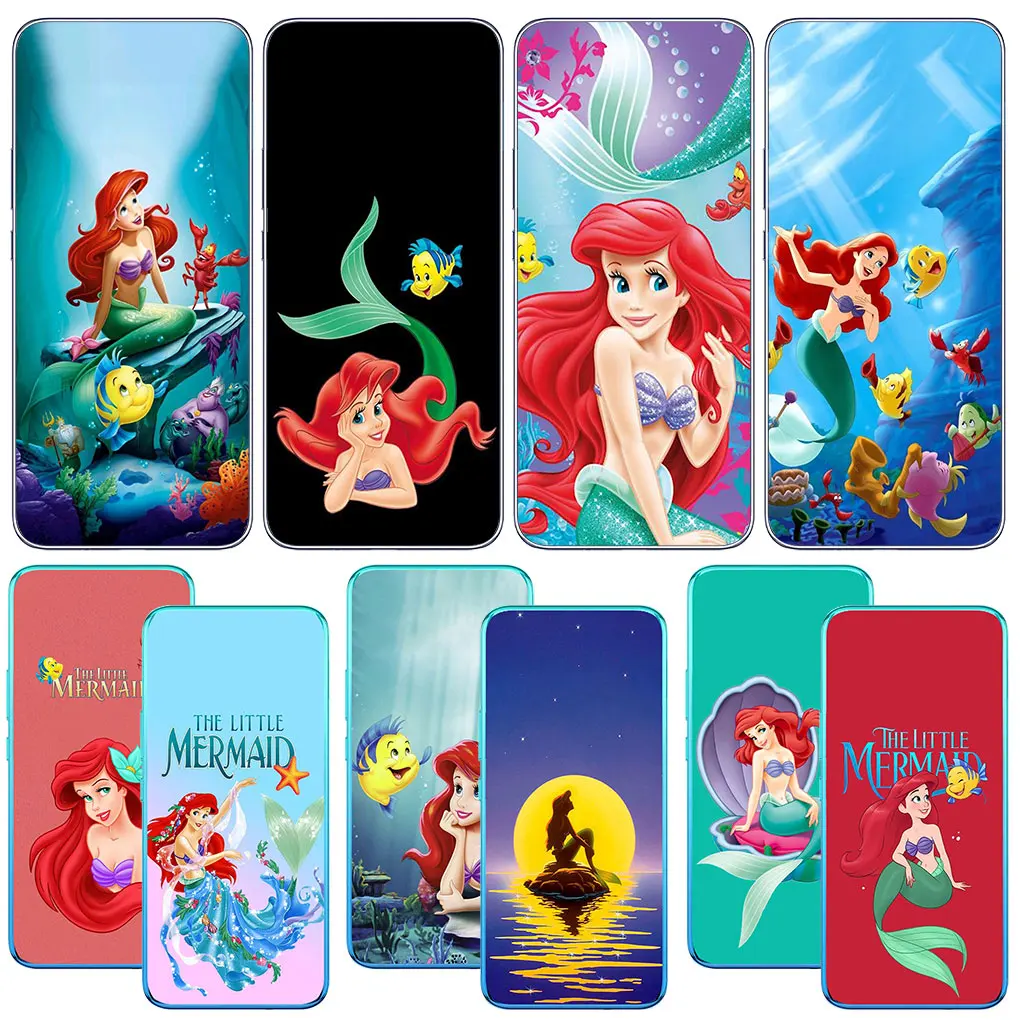 The Little Mermaid Ariel Cover Per Motorola Moto One Action Hyper Macro Vision Zoom E6 E7 Power Edge 30 Neo 20 Pro Fusion Case