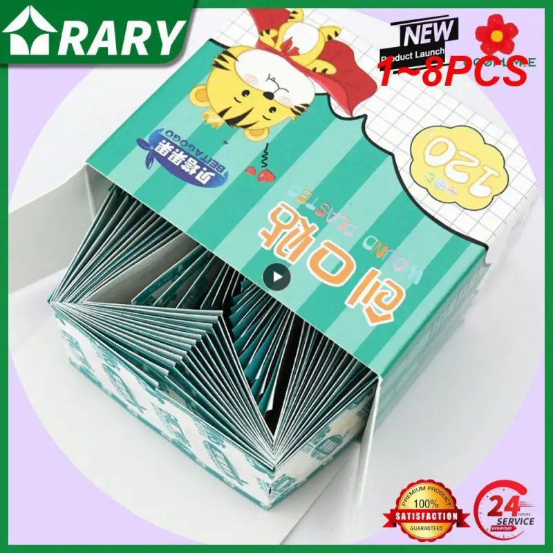 

1~8PCS Band Aids Waterproof Breathable Cushion Adhesive Plaster Wound Hemostasis Sticker Band First Aid Bandage Gauze