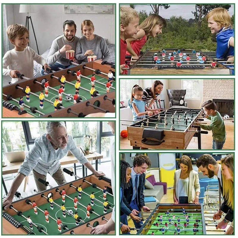 10pcs Table Soccer Accessories Black And White Resin Mini Football 28/32/36mm For Children And Adults Football Machine Games