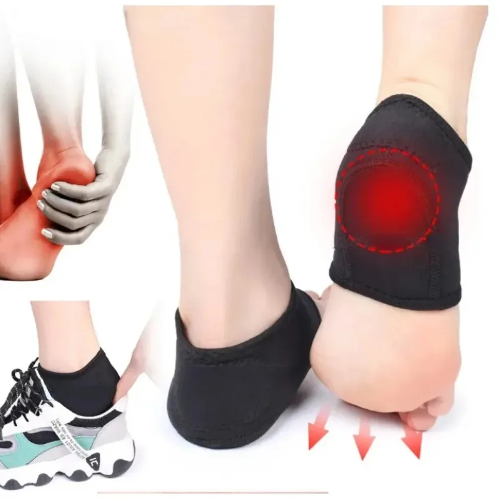 

2Pcs\1Pair Heel Protection Socks Anti-Crack Elastic Cloth Achilles Tendonitis Calluses Feet Pain Relief Heel Pads Foot Care Tool