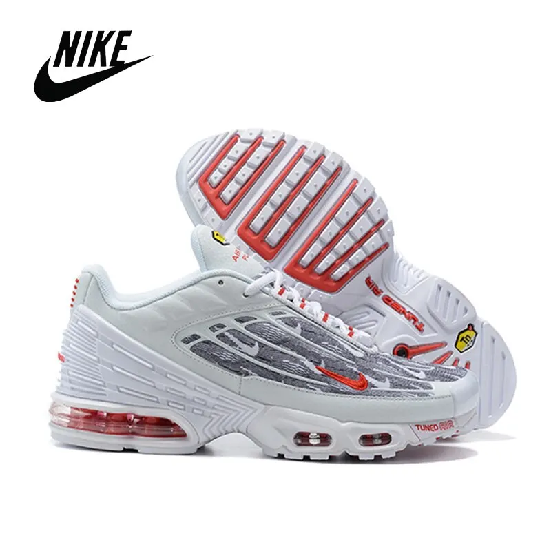 Chaussures Tn Blanche Rouge Nike-air Max Plus Tn Chaussures De