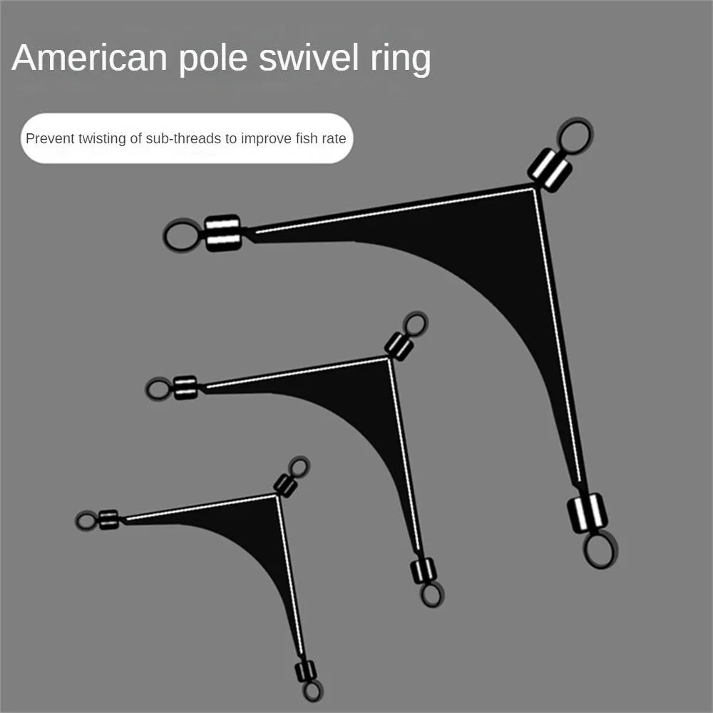 10PCS Fishing Bifurcation Hook Eight-shaped Ring Splitter American Pole  Swivel Outdoor Fishing Luya Accessories Fishing Gear - AliExpress