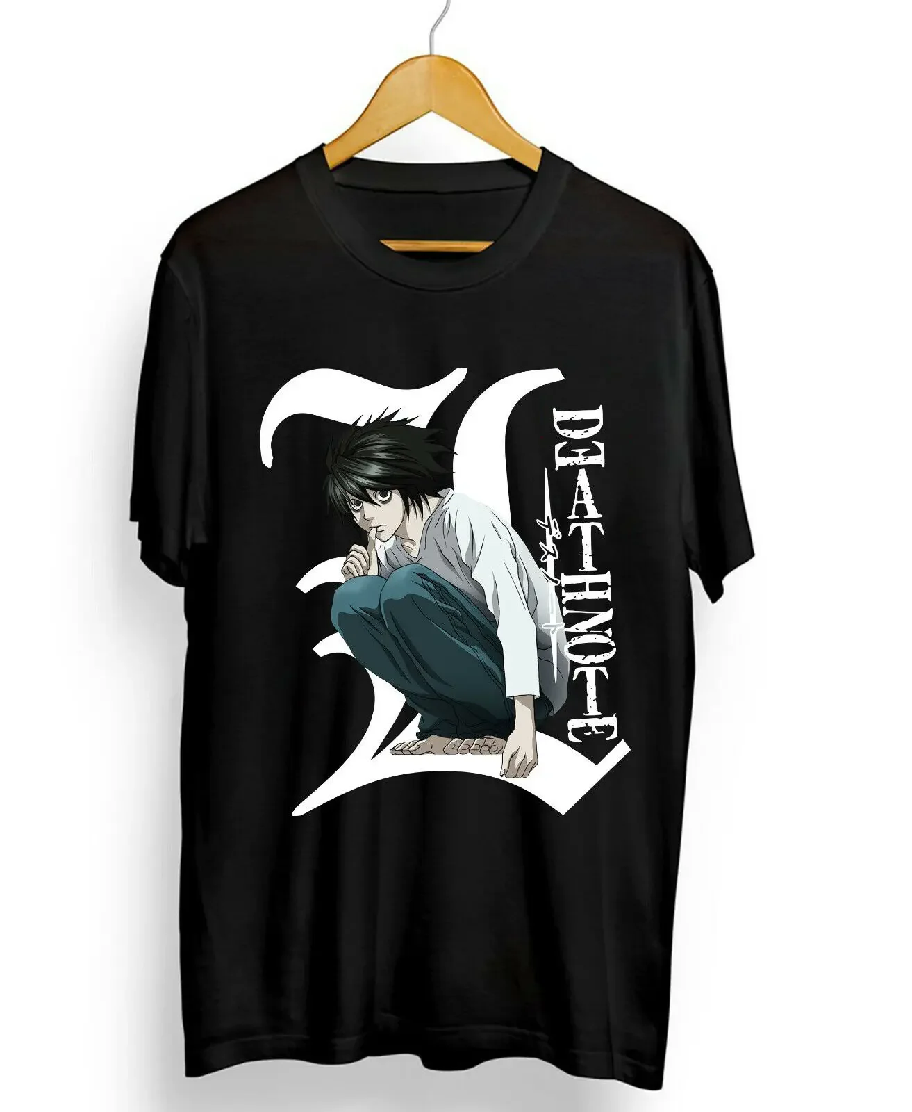 

Death Note L New shirt,2022 Graphic Anime T-Shirt Size S to 5XL
