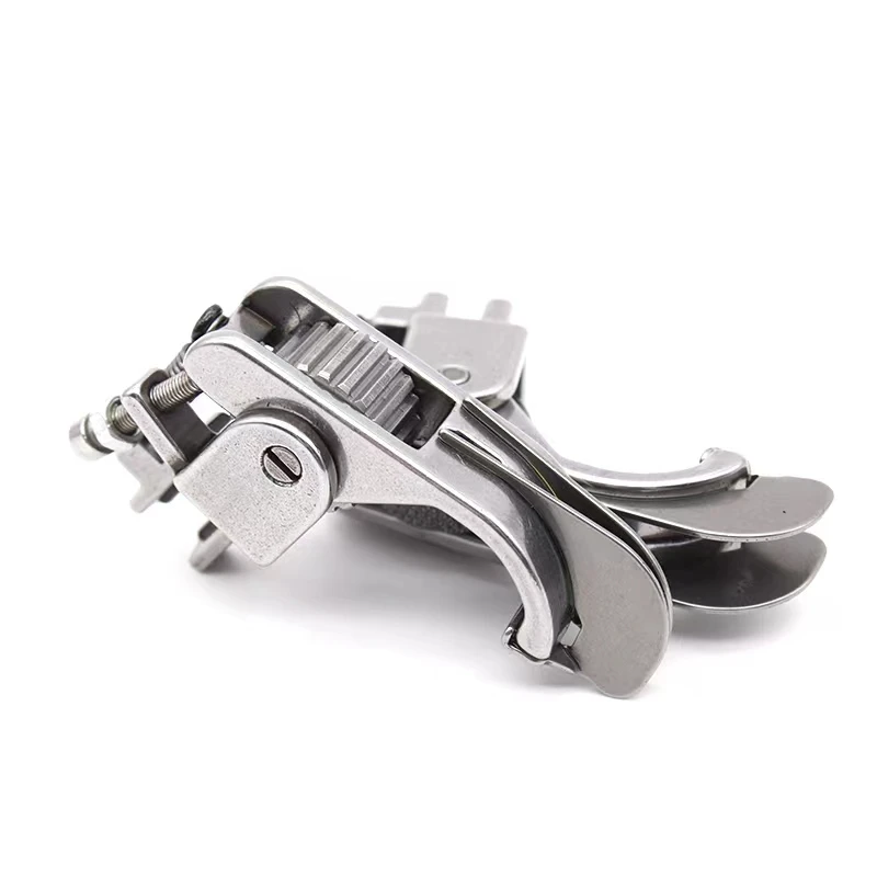 1PCS For Industrial lockstitch Sewing Machine Steel Roller Presser Foot With Knife lock stitch Sewing Machine Accessories 4