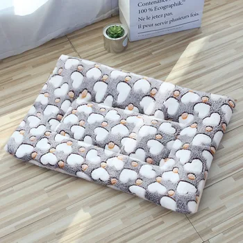 Double-sided Pet Mat Mats Short Plush Pet Sleeping Bed For Cats Small Dogs Cute Pet Pad Blanket Warm Kitten Cushion Cat Sofa Bed 1