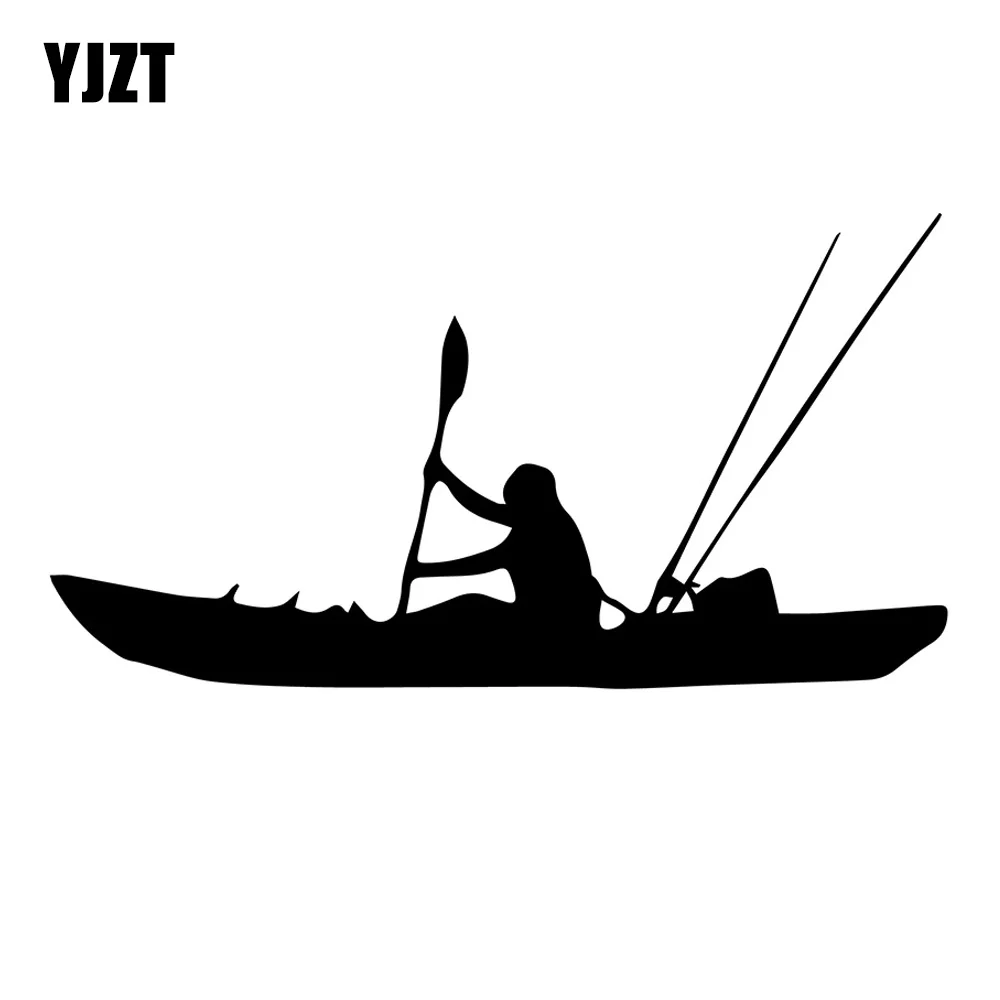 Kayak Fishing Silhouette
