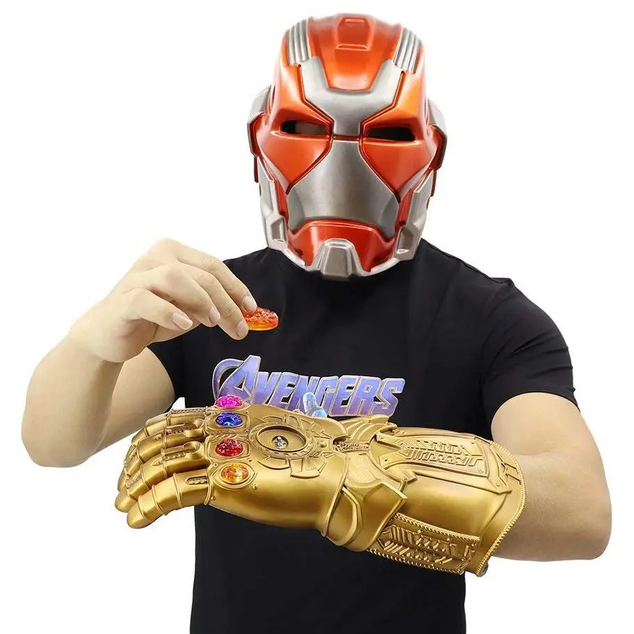 Infinity Gauntlet Iron Man Football Gloves Marvel Thanos Glove
